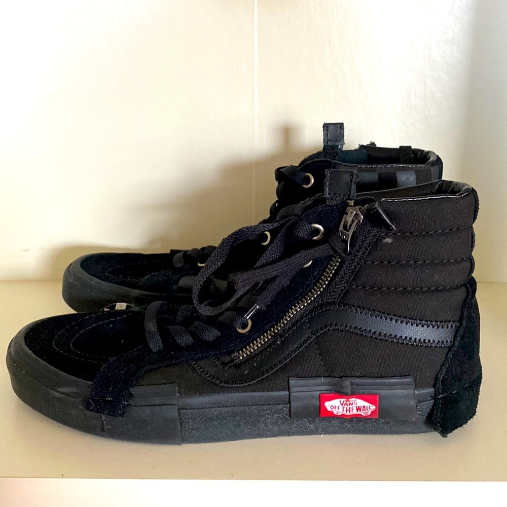 VANS Sk8-Hi CAP LX Reissue Black Checkerboard 2018 mens 8 womens 9.5 sneaker
